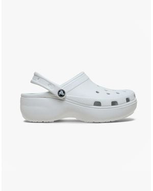Crocs™ Classic Platform Clogs Sandals Moonlight - Metallic