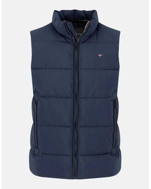 Fynch-Hatton Puffer Gilet Vest Dark - Blue
