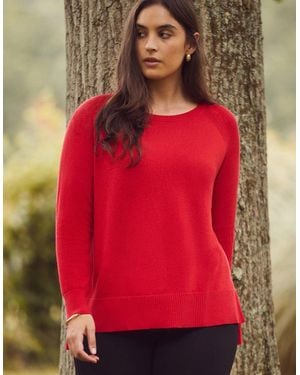 Live Unlimited London Round Neck Jumper - Red