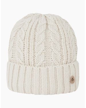 Craghoppers Ladies Brock Knitted Beanie - White