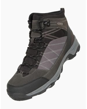 Mountain Warehouse Ladies Rapid Suede Waterproof Walking Boots - Black
