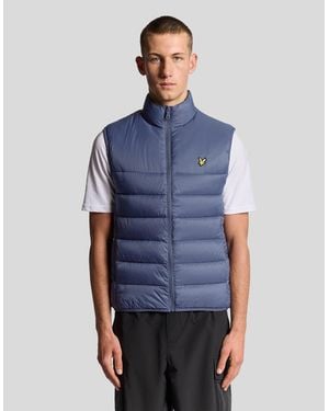 Lyle & Scott Puffer Gilet - Blue