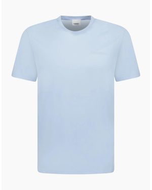 Burberry 'Jenson' Crew Neck Logo T-Shirt Light - Blue