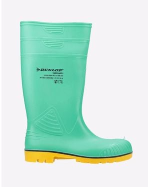 Dunlop Acifort Hazguard Safety Wellington - Green