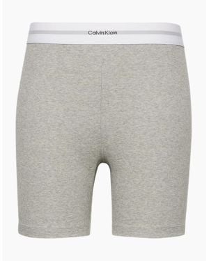 Calvin Klein Modern Rib Cycling Shorts, Heather - Grey