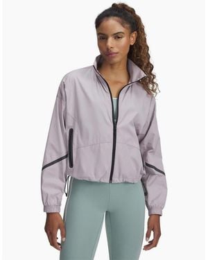 Under Armour Woven Sheen Performance Training Jacket - Grey