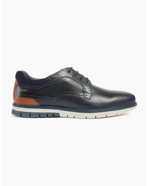 Pod Merlin Leather Shoes - Blue