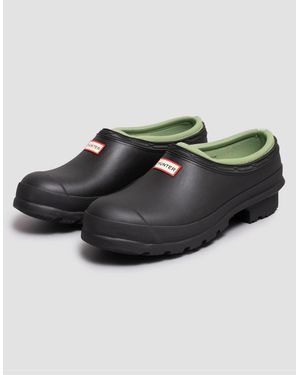 HUNTER Gardener Clog - Black