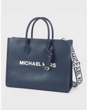 Michael Kors Logo Shoulder Bag Marine - Blue