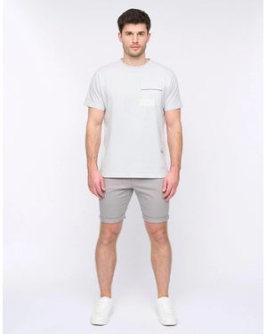 Duck and Cover Moreshore Chino Shorts - Grey