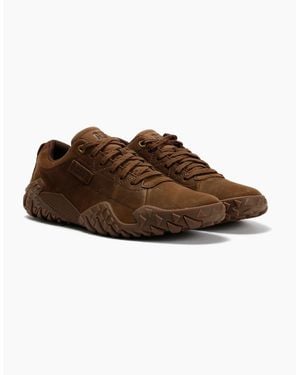 Caterpillar Gridlock Lo Tumbled Nubuck Carafe Lace-Up Shoes - Brown