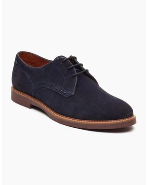 Base London Strand Lace Up Shoes - Blue