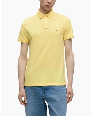 Tommy Hilfiger Polo Shirts Casual Polo Cotton Tee - Yellow