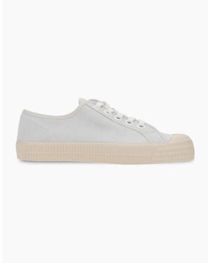 Novesta Star Master Washed Canvas Trainers - White