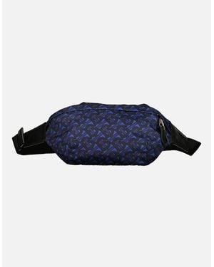 Burberry Sonny Monogram Print Belt Bag - Blue