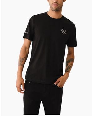 TRUE RELIGION 7000034 T Shirts - Black