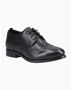 Hush Puppies Natalia Brogue Shoes - Black