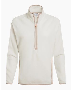 Craghoppers Ladies Ii Co2 Renu Technology Half Zip Fleece Jacket - White