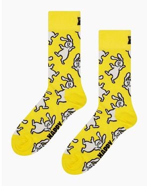 Happy Socks Easter Bunny Sock - Yellow