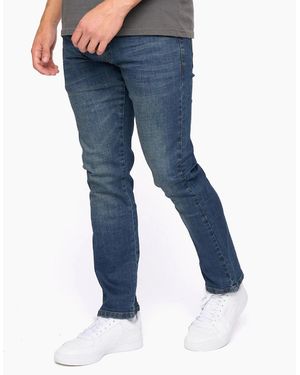 Bewley & Ritch Bewley & Ritch Newbury Straight Fit Jeans Dark Wash - Blue