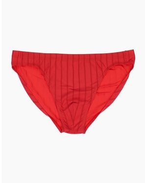 Hom Chic Temptation Microfiber Micro Brief - Red
