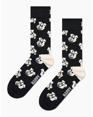 Happy Socks Doggo Socks, /Cream - Black
