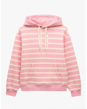 Joules Milbourne Hoodie/ Stripe - Pink