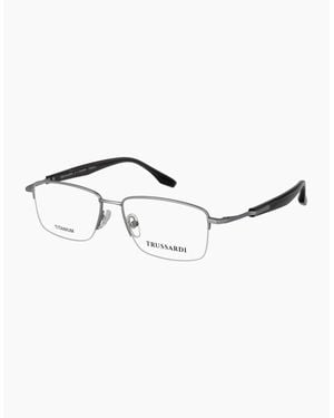 Trussardi Optical Frame Tsm1050T 03A 55 Titanium - Metallic