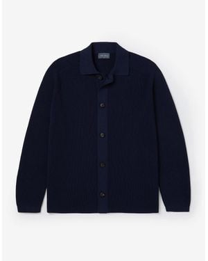 Oliver Sweeney 100% Cotton Overshirt - Blue