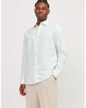 Jack & Jones Regular Fit Long Sleeve Shirt - White