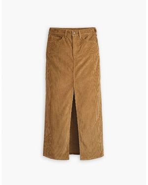 Levi's Levi's Ankle Column Denim Skirt - Natural