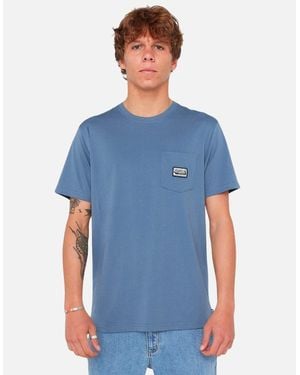 Rip Curl Rip Curl Sportline Badge Graphic Short Sleeve T-Shirt - Blue