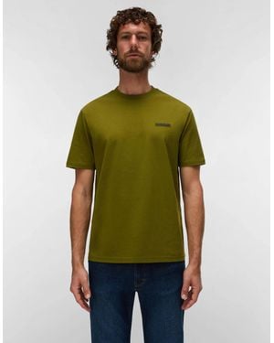 Napapijri Small Box Short Sleeve T-Shirt - Green