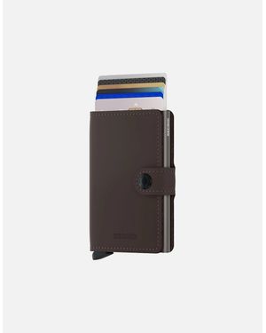 Secrid Mini Wallet Matte Truffle - White