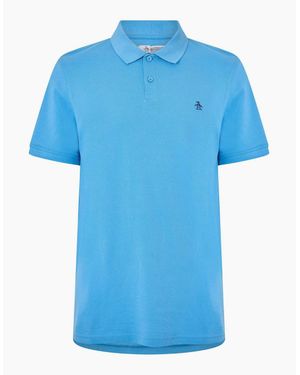 Original Penguin Sleeve Polo Shirt - Blue
