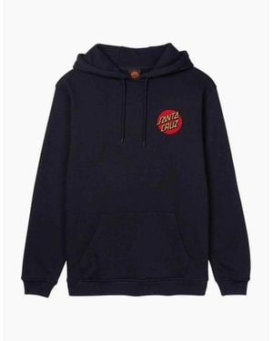 Santa Cruz Classic Dot Chest Hoodie - Blue