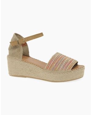 Toni Pons Ivet Espadrille Wedge Sandals - Metallic