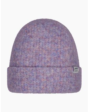 Barts Sarela Waffle Knit Turn Up Beanie - Purple