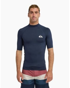 Quiksilver Everyday Uv Protect Rash Vest - Blue