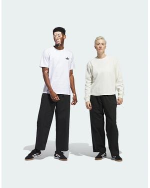 adidas Originals Pintuck Trousers Loose - White