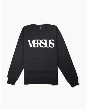 Versus Versace Versus Large Versus Logo Sweatshirt - Black
