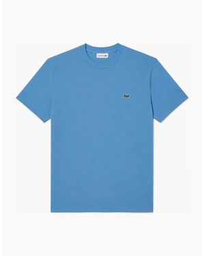Lacoste Cotton Pima Crew Neck T-Shirt Azure - Blue