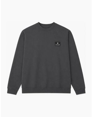 Snow Peak Snow Peak Square Logo Sweatshirt Charcoal - Grey