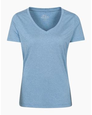 Mountain Warehouse Ladies Vitality V Neck T-Shirt - Blue