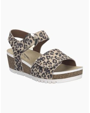Josef Seibel Quinn 16 Wedge Sandals - Brown