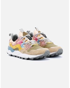 Flower Mountain Yamano 3 Khaki/ Trainers - White