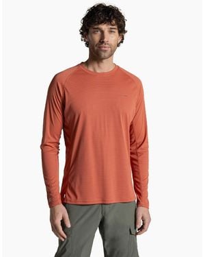 Craghoppers Nosilife Solarshield+ Long Sleeve T-Shirt - Red