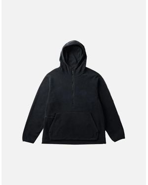 Snow Peak Snow Peak Water-Repellent Fleece Hoodie - Black
