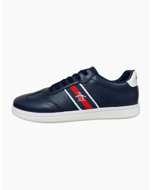 Original Penguin Low Profile Lace Up Trainers Juniors - Blue