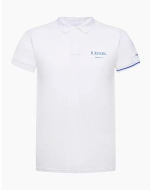 Iceberg Ice Polo Shirt - White